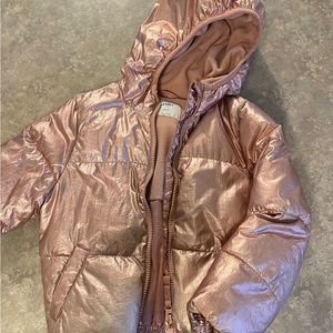 Girl’s 6-7 Shimmer Blush Coat